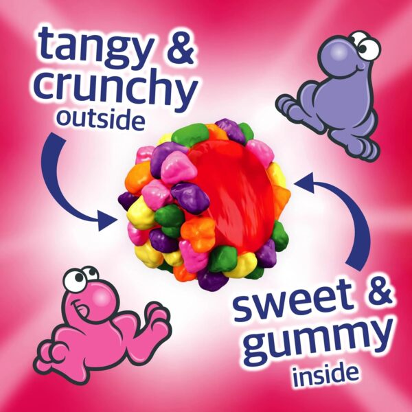 Rainbow Crunchy and Gummy Clusters Candy - 8 Oz ( pack of 1) - Image 3